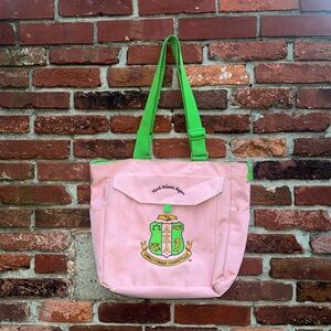 Rare !! Members only Alpha Kappa Alpha Sorority Inc. (AKA) ALPHA KAPPA ALPHA bag